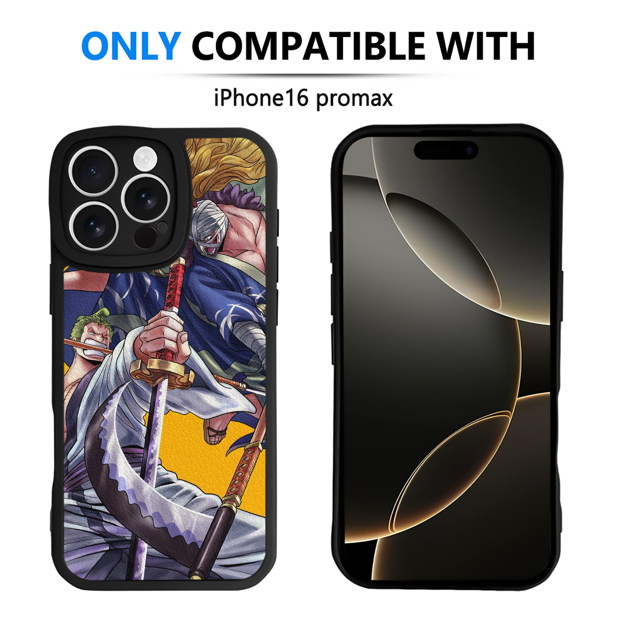（画像用） ワンピース ONE PIECE 【iPhone 16シリーズ対応】シリコンスマホケース（レザー調） 材質：シリコン